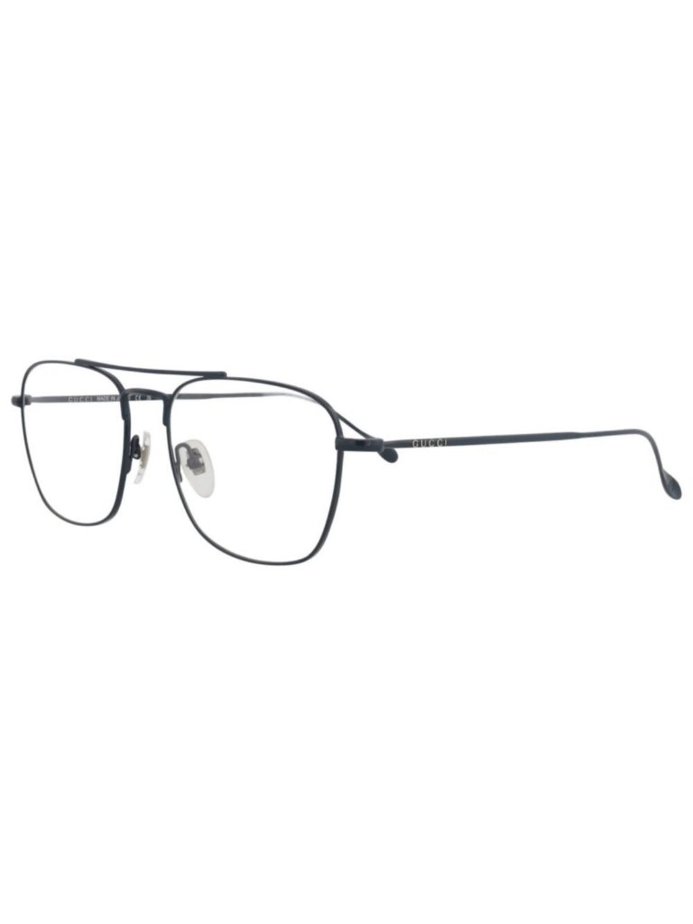 New Gucci Mens Aviator Blue Blue Transparent Fashion Designer Eyeglasses